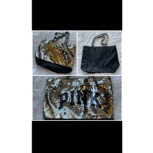PINK Victoria's Secret Sequin Tote Bag